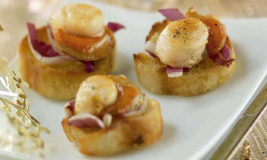 Toast Saint Jacques