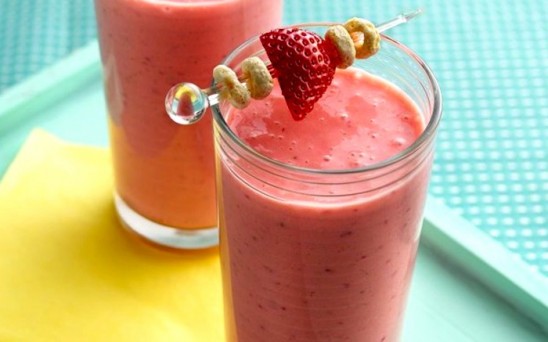 smoothie fraise banane