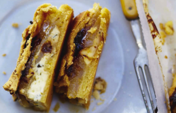 La tourte poire et fromage