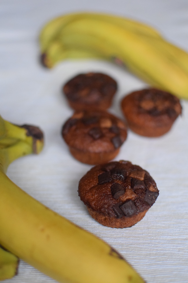 Les muffins à la banane et chocolat | LovaLinda | Blog Cuisine Recettes Dessert