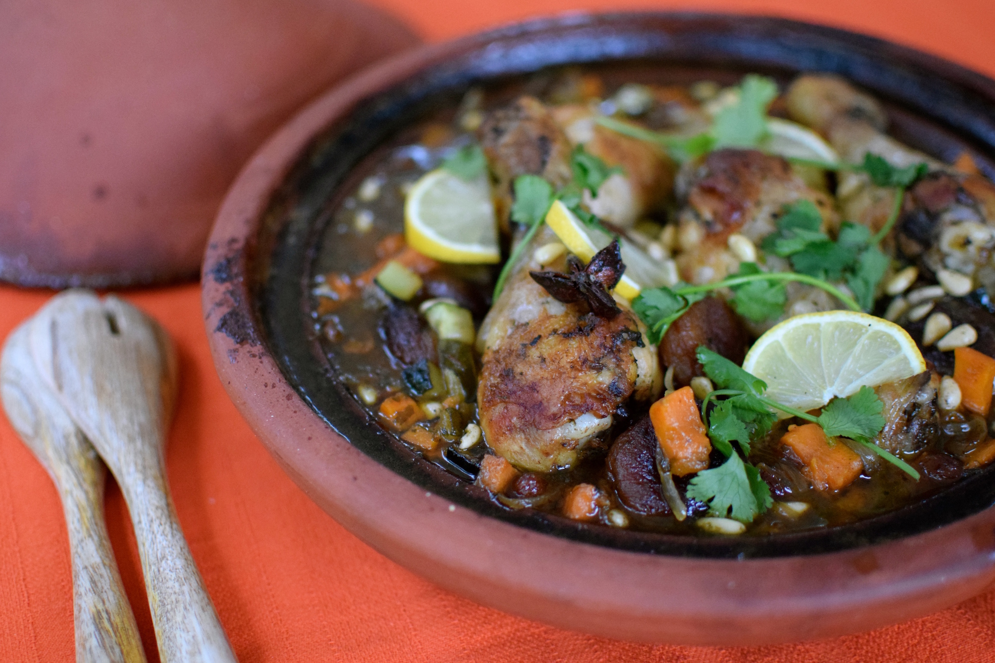 Le tajine poulet aux abricots secs LovaLinda Blog Cuisine Recettes