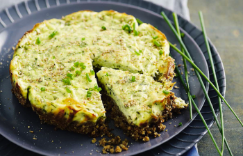 Le cheese-cake sésame et herbes