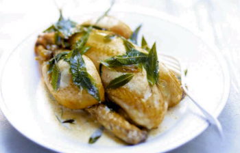 La poularde à la verveine