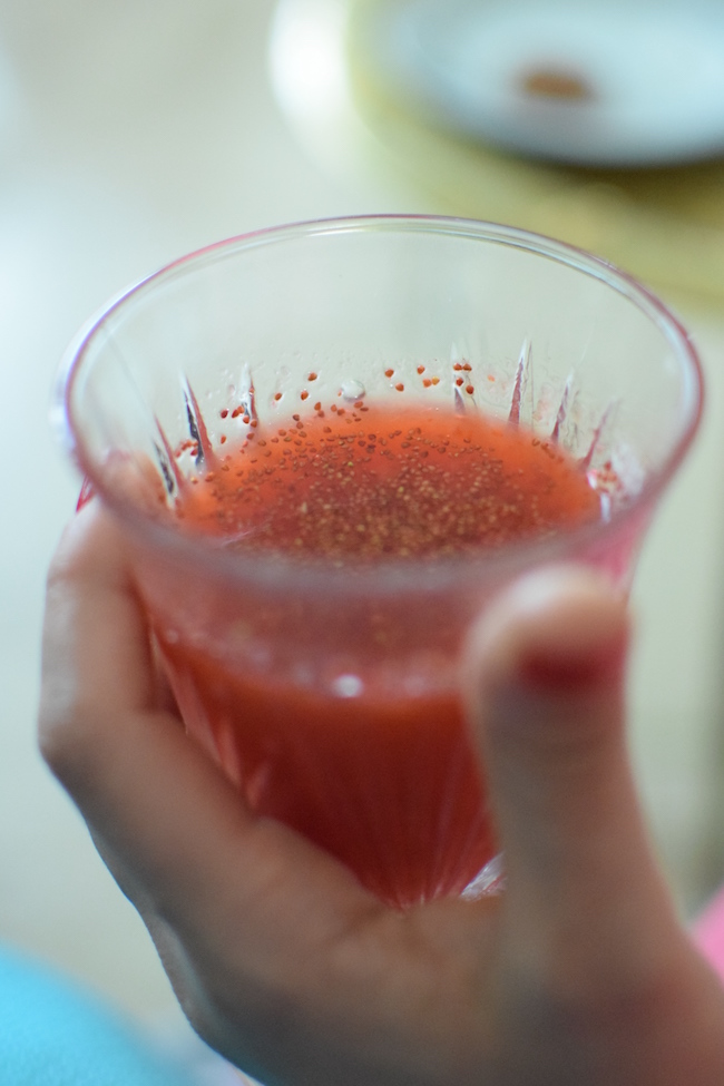 Le strawberry cooler | LovaLinda | Blog Cuisine Recettes Boissons | Fraises