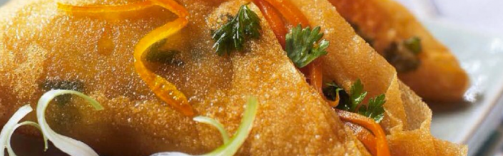 Les triangles d'agneau aux épices douces