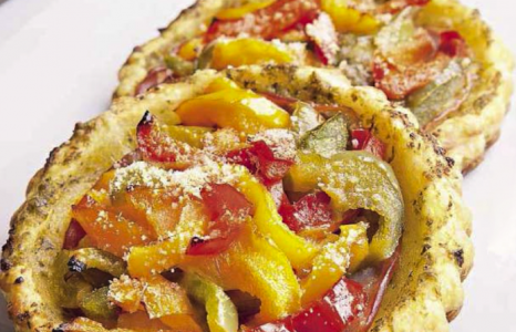 Les tartelettes aux poivrons
