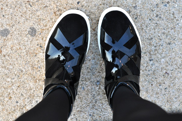 LovaLinda x Alejandro Ingelmo x Black Suede_patent Thriller Sneakers