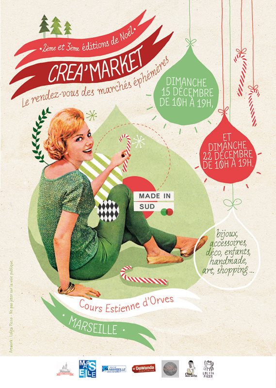 Créa Market, le rendez-vous des marchés éphémères de Noël | LovaLinda