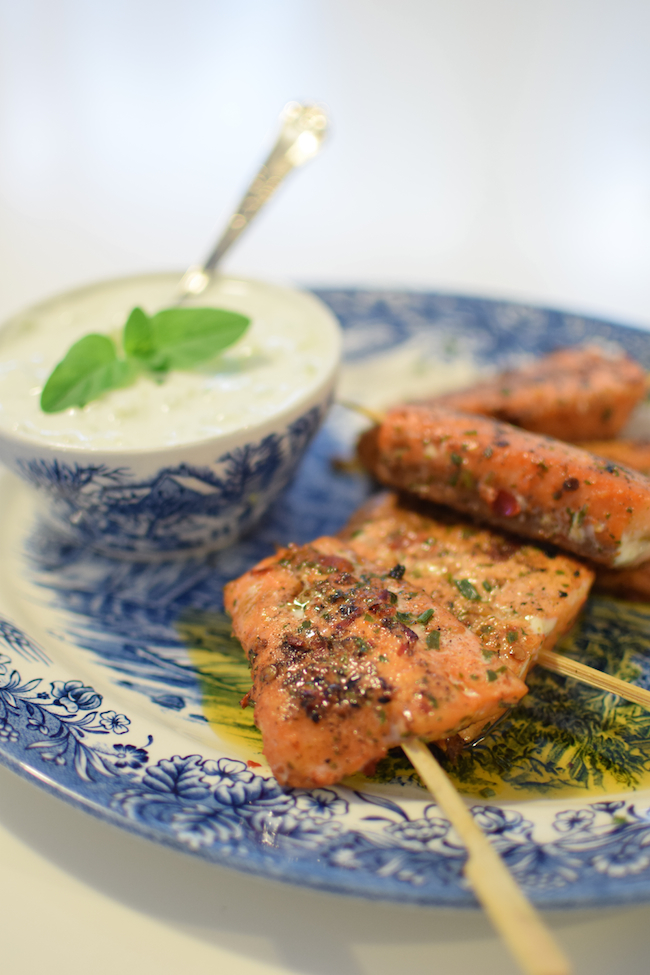 Les brochettes de saumon marinées au curry | LovaLinda x Blog Cuisine Marseille x Recette Ramadan 2014