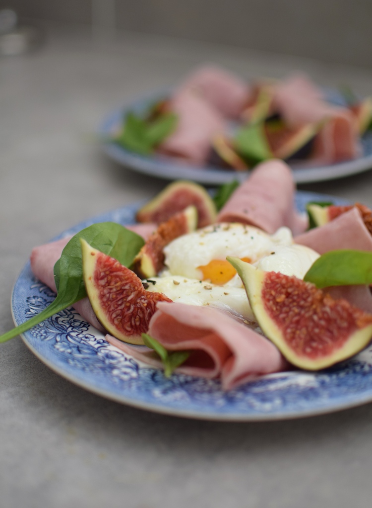 L'œuf poché aux figues et jambon | LovaLinda | Blog Cuisine Brunch Marseille