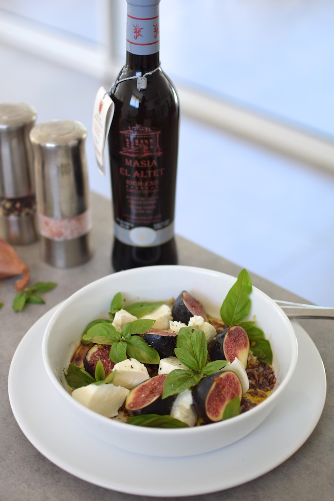 La salade de figues et mozzarella au basilic | LovaLinda | Blog Photo Cuisine Recettes Marseille