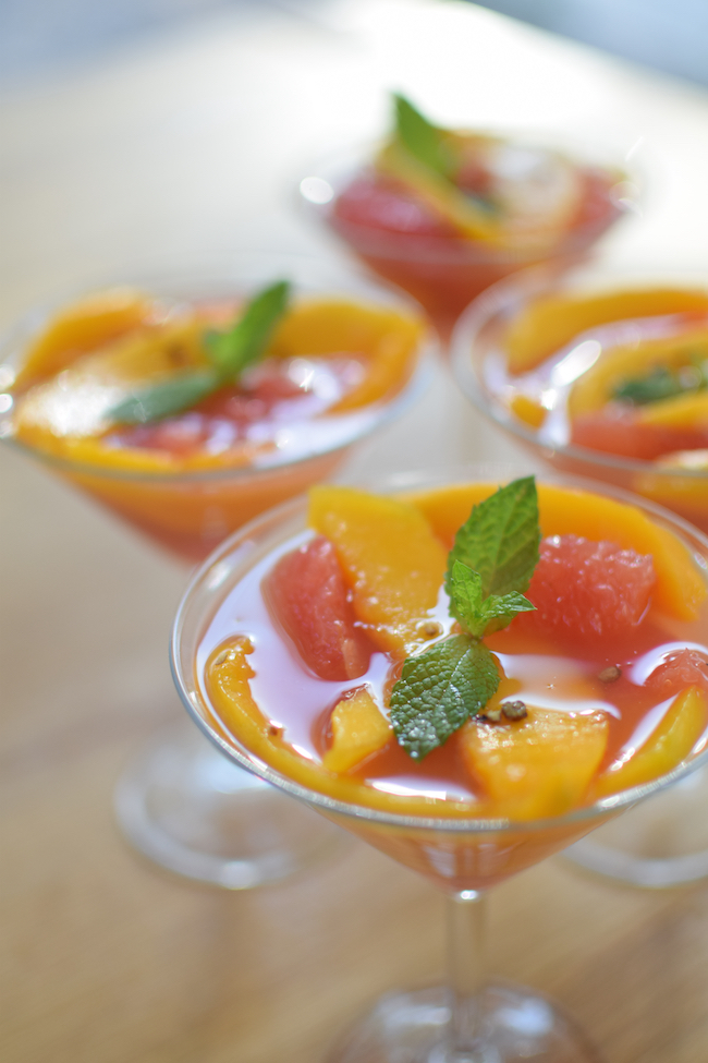 La fraicheur de pamplemousse et mangue | LovaLinda | Blog Photo Cuisine | Dessert Fêtes