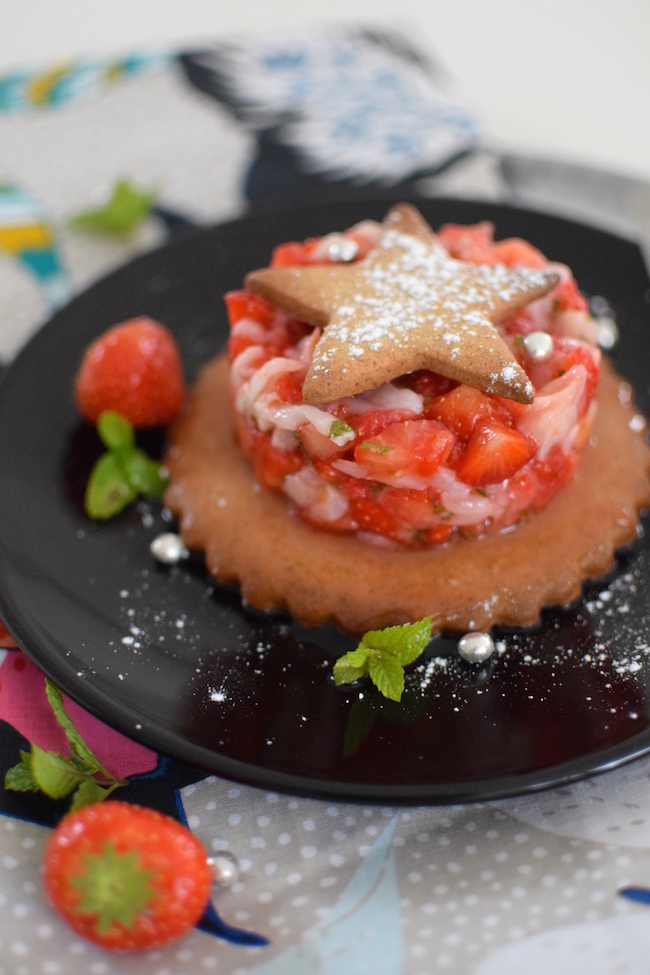 Les sablés aux litchi et fraises | LovaLinda | Blog Photo Cuisine